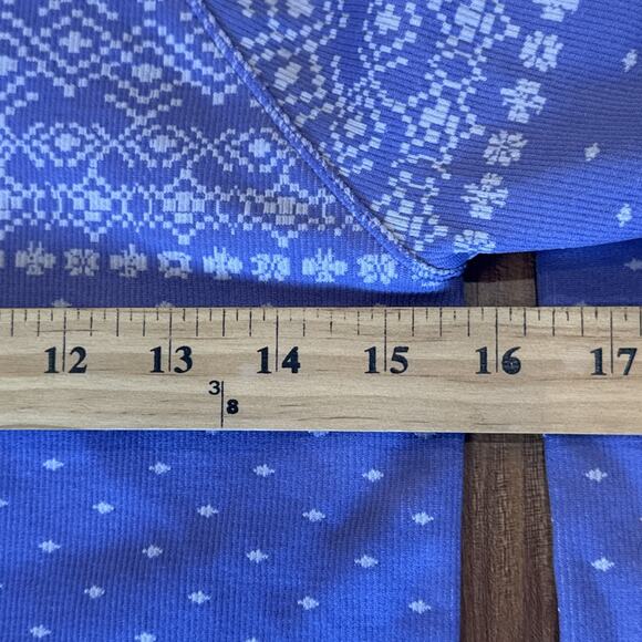 DSG Momentum Seamless 1/4 Zip: Frozen Purple Fair Isle: New With Tags: SIZE M - Picture 4 of 5